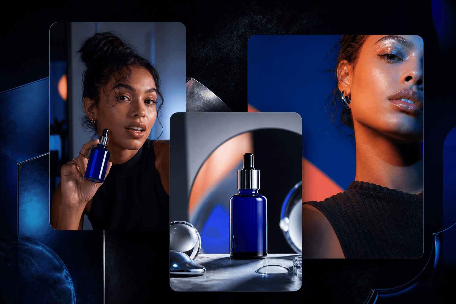 A campaign transformed into creator video, product photography, and social imagery